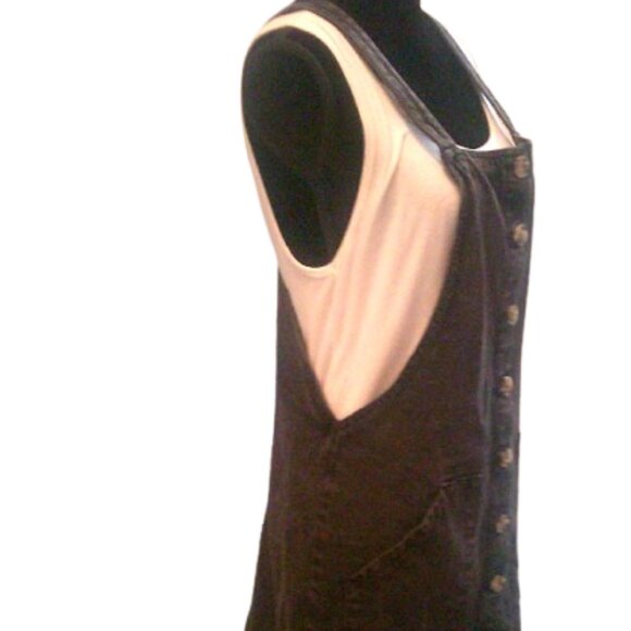 Bundle 3/$24 Adam Levine Denim Button Down Jumper  Mini-dress Vintage SZ XLarge - Picture 2 of 10